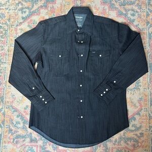 Wrangler Men's dark Denim Shirt